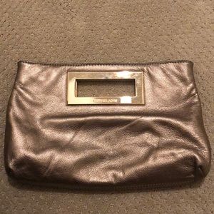 Michael Kors clutch leather bag